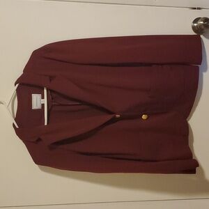 Burgundy jacket